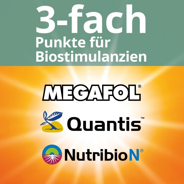 3-fach Punkte Für Biostimulanzien